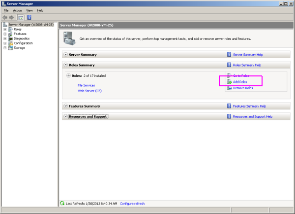 Enable SMTP in Windows 2008 2012 Server