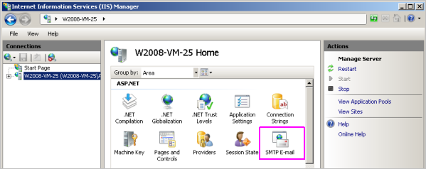 Enable SMTP in Windows 2008 2012 Server