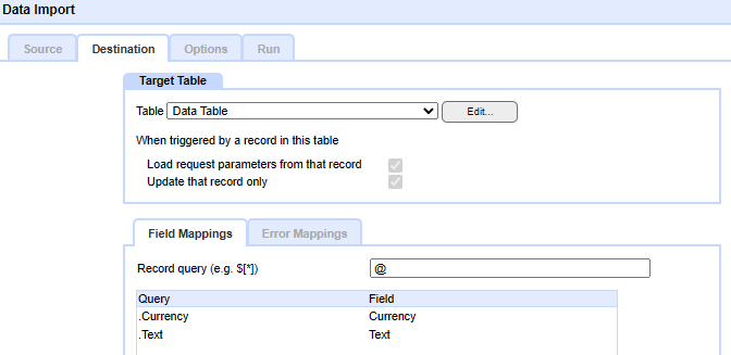 neatComponents - Receive data with an Intersite Communication event